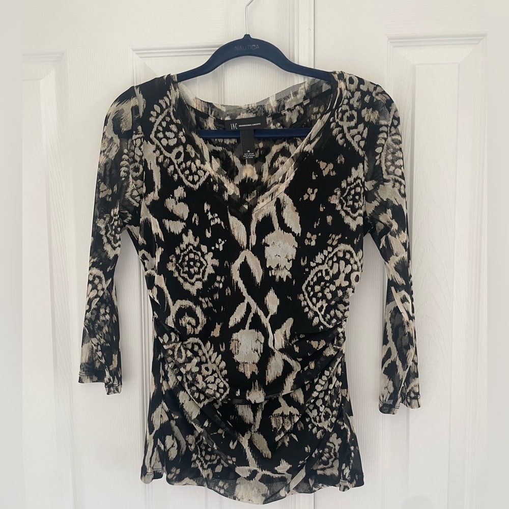I.N.C. Sheer top